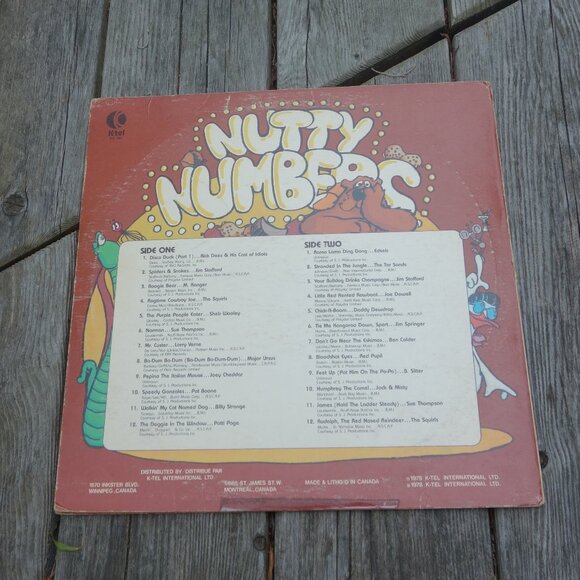 Vintage 1978 K-Tel NC 492 Nutty Numbers As Advertised on Television Vinyl Record - Picture 12 of 15